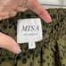 Misa Los Angeles Kiana Skirt In Green Dot Small