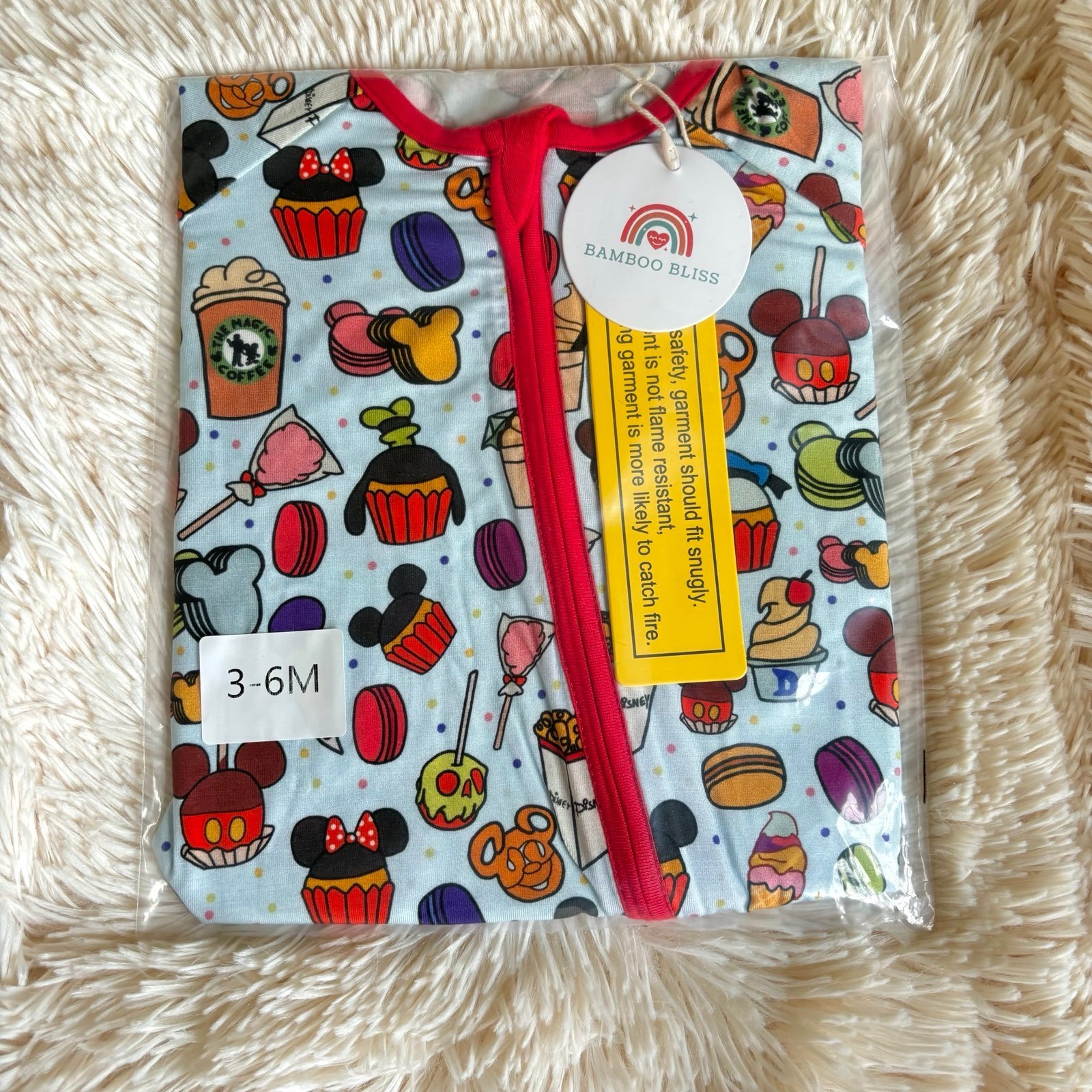 Bamboo Bliss Main Street Snacks Zippy 3/6 NWT