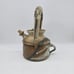 Vintage Port Hudson Pottery Thick Handle Teapot Brown Artist Signed Farmhouse