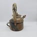 Vintage Port Hudson Pottery Thick Handle Teapot Brown Artist Signed Farmhouse