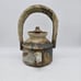 Vintage Port Hudson Pottery Thick Handle Teapot Brown Artist Signed Farmhouse