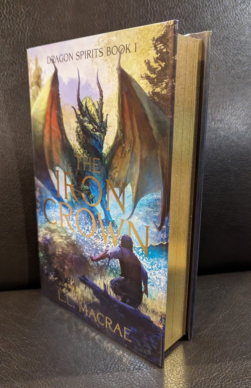 Broken Binding The Iron Crown Signed Numbered Gilded Edges Embossed Endpapers