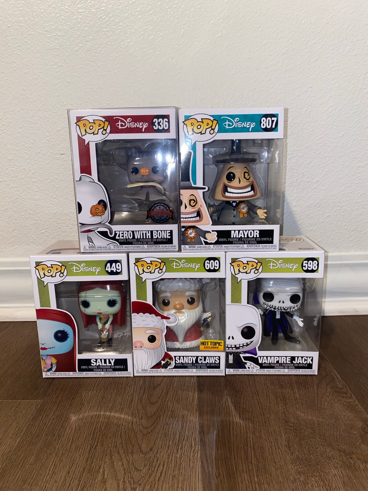Nightmare before Christmas Funko Pops