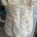 Bebe lace halter top, off white
