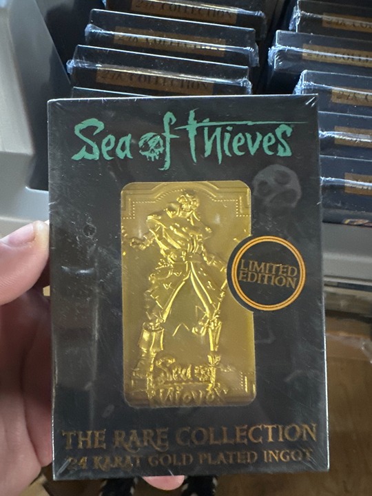 Sea of Thieves 24 karat Gold Plated Ingot