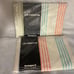 Vintage Liz Claiborne Full Fitted Flat Sheet Set Pastel Stripes No Iron Percale