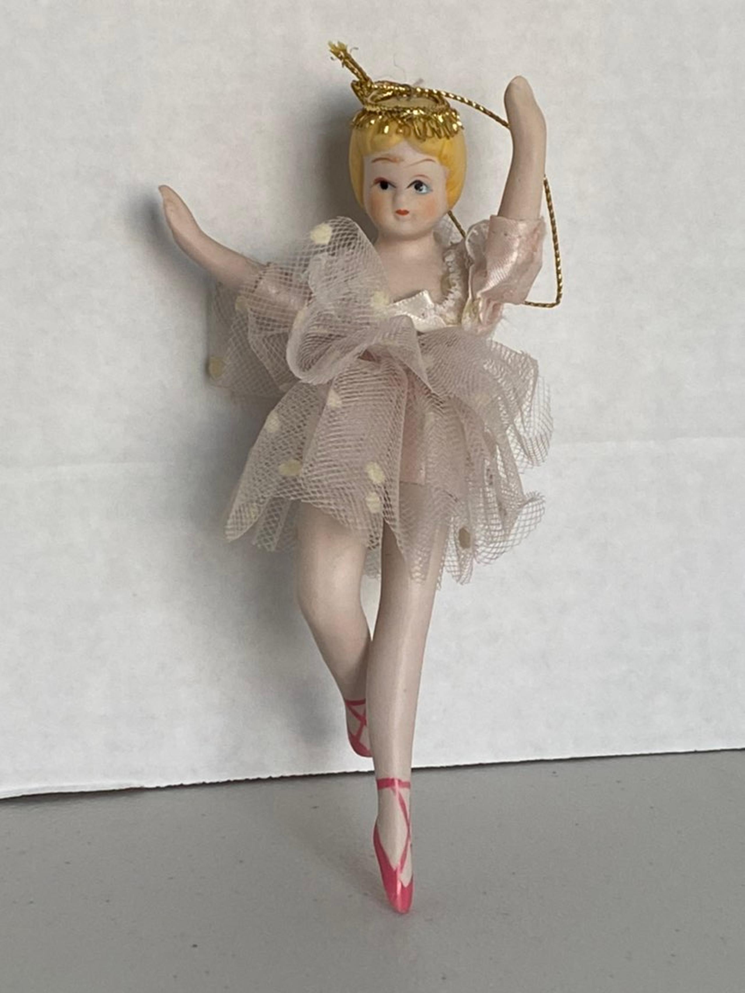 Vintage Ballerina Christmas Ornament