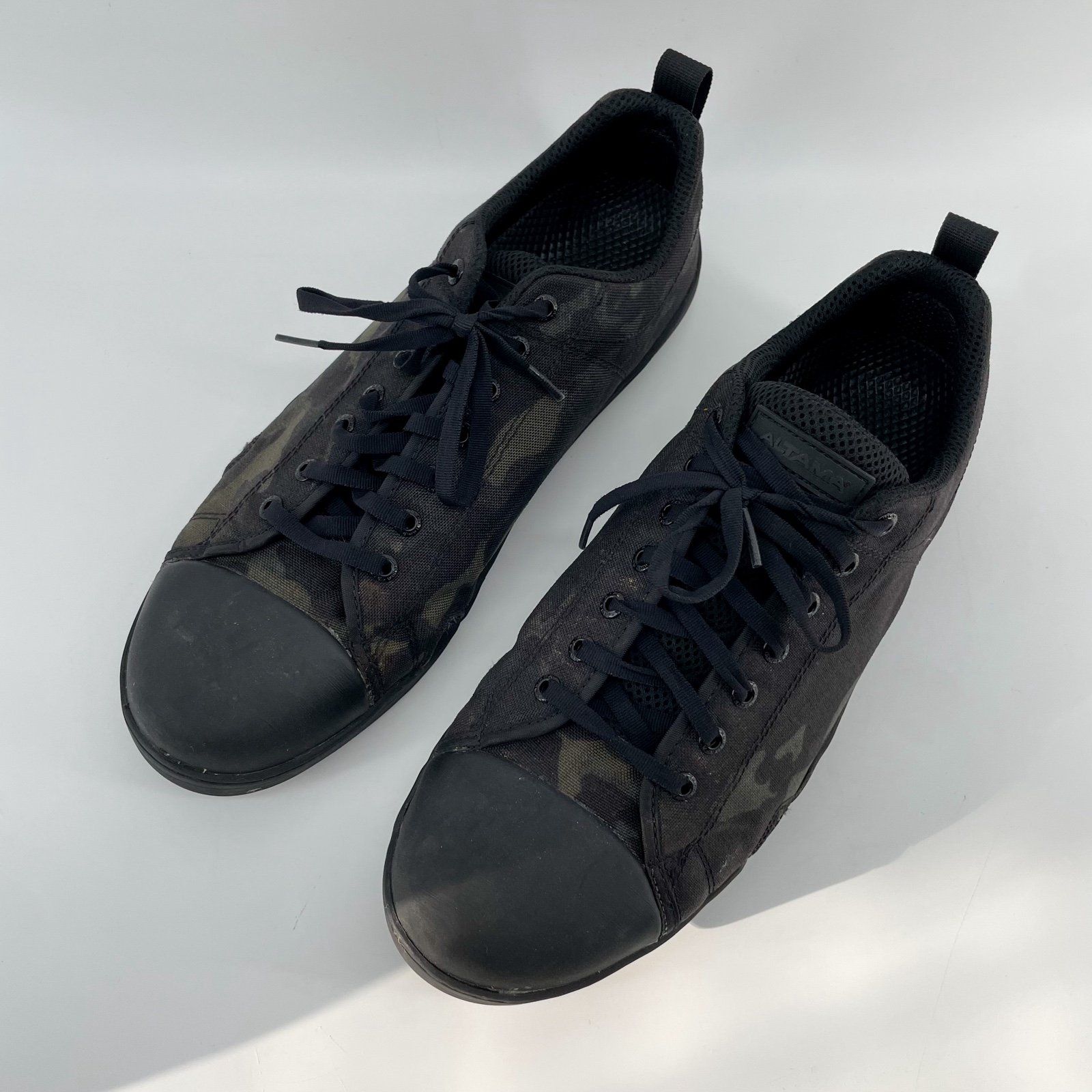 Altama Men’s Maritime Assault Low Sneakers Black Camo Steel Toe 14