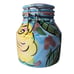 Ciao Italya By Bellini Coffee Canister Latching Lid Roses Hand Painted Italy