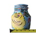 Ciao Italya By Bellini Coffee Canister Latching Lid Roses Hand Painted Italy