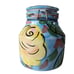 Ciao Italya By Bellini Coffee Canister Latching Lid Roses Hand Painted Italy