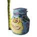 Ciao Italya By Bellini Coffee Canister Latching Lid Roses Hand Painted Italy