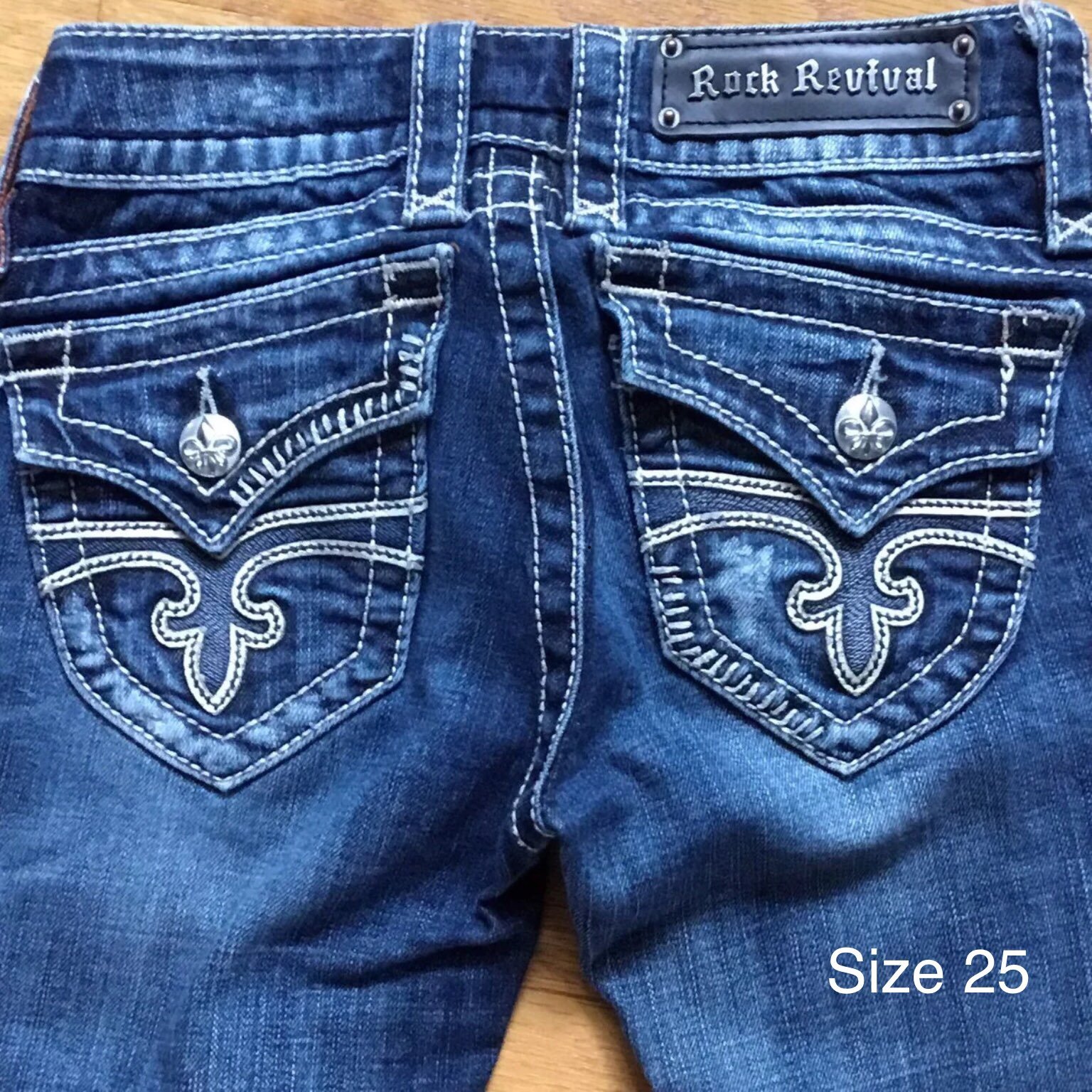 Rock Revival Boot Cut Jeans Size 25