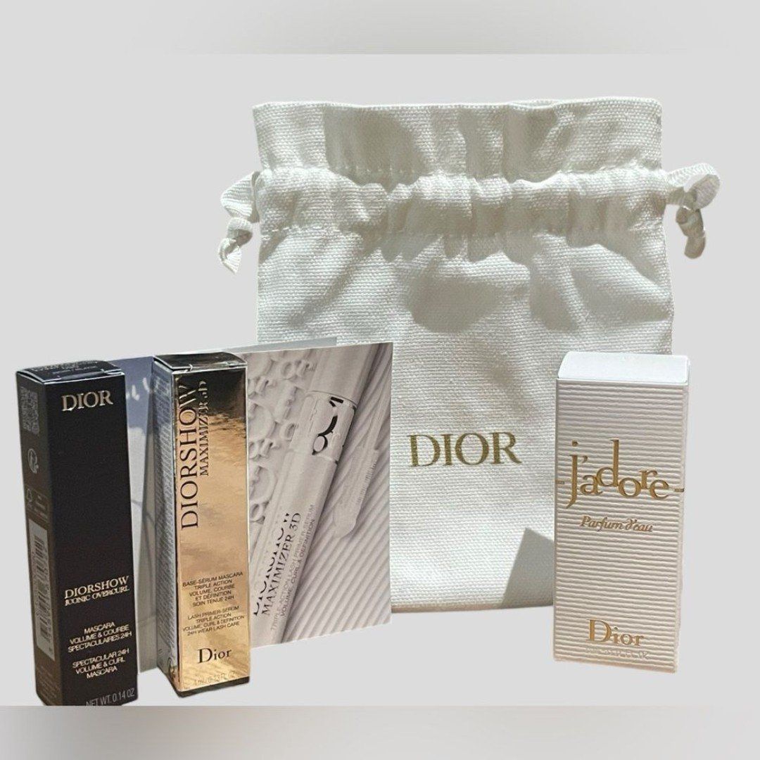 DIOR Lip Addict Rouge Dior J’Adore DIORSHOW Gift Set Pouch NEW