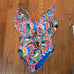 Bleu by Rod Beattie Keyhole Ruched Side Swimsuit Plus Size 20W NWT