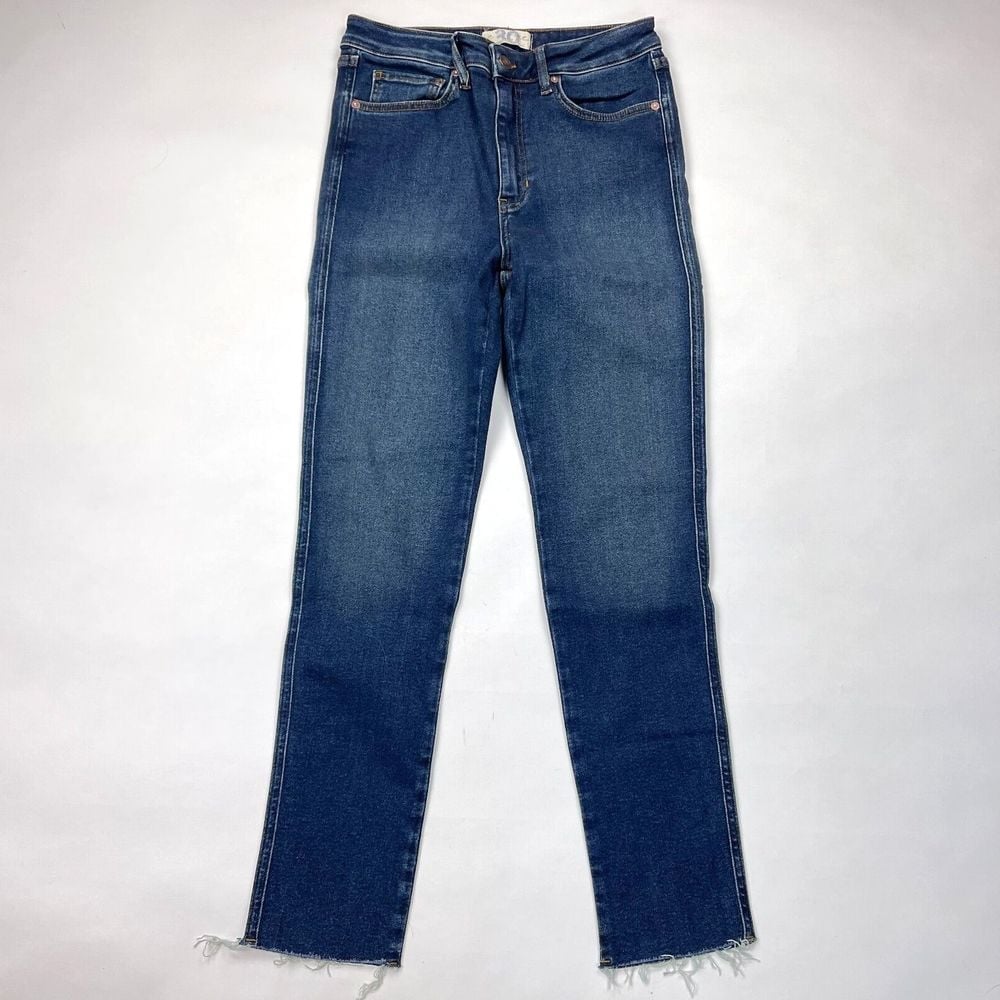 We the Free People High Rise Raw Hem Jeans Women 30 NWOT Stretch Cotton Pockets
