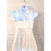 Vintage Y2K BEBE Silk Sweetheart neckline Top with Pearl Details