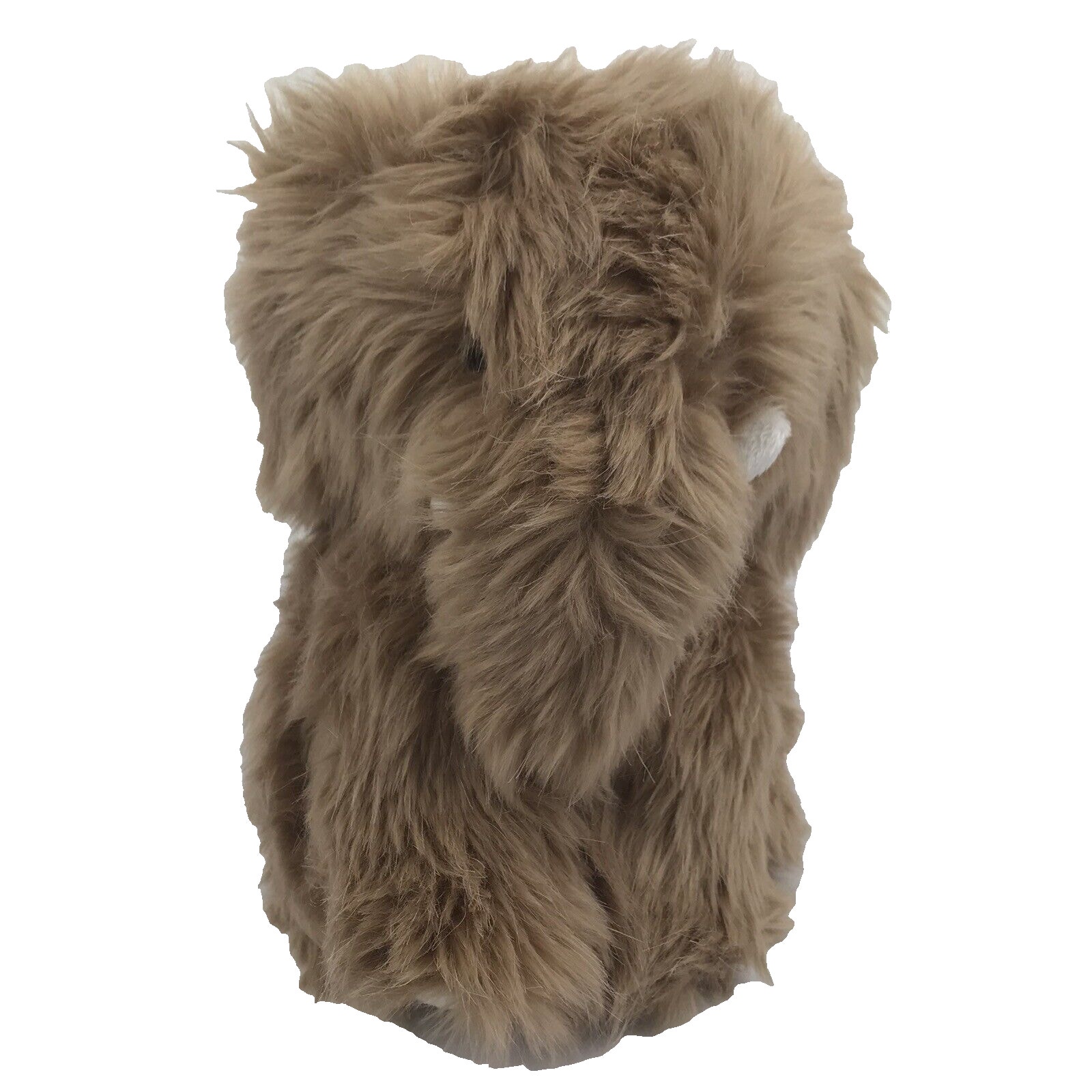 The Little White Company Woolly Mammoth Plush 8 Brown Stuffed Animal Soft Toy