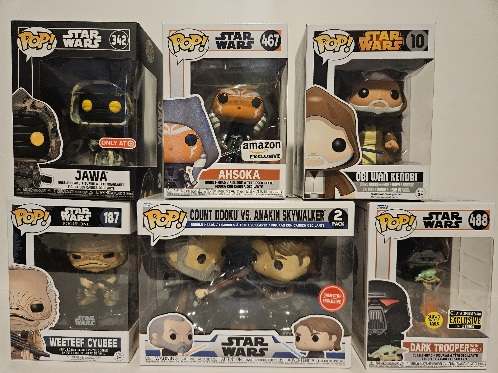 Star Wars Funko Pop Lot