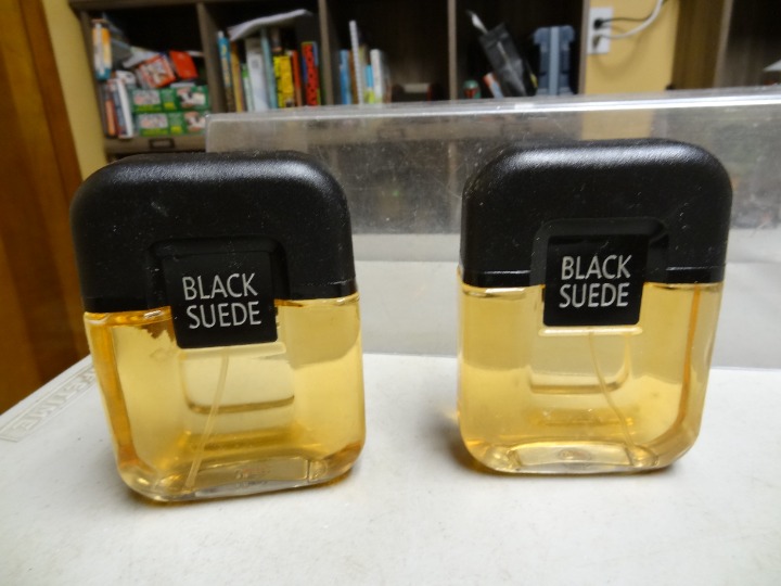 (2) AVON BLACK SUEDE MENS COLOGNE SPRAY 3.4 oz 100% FULL