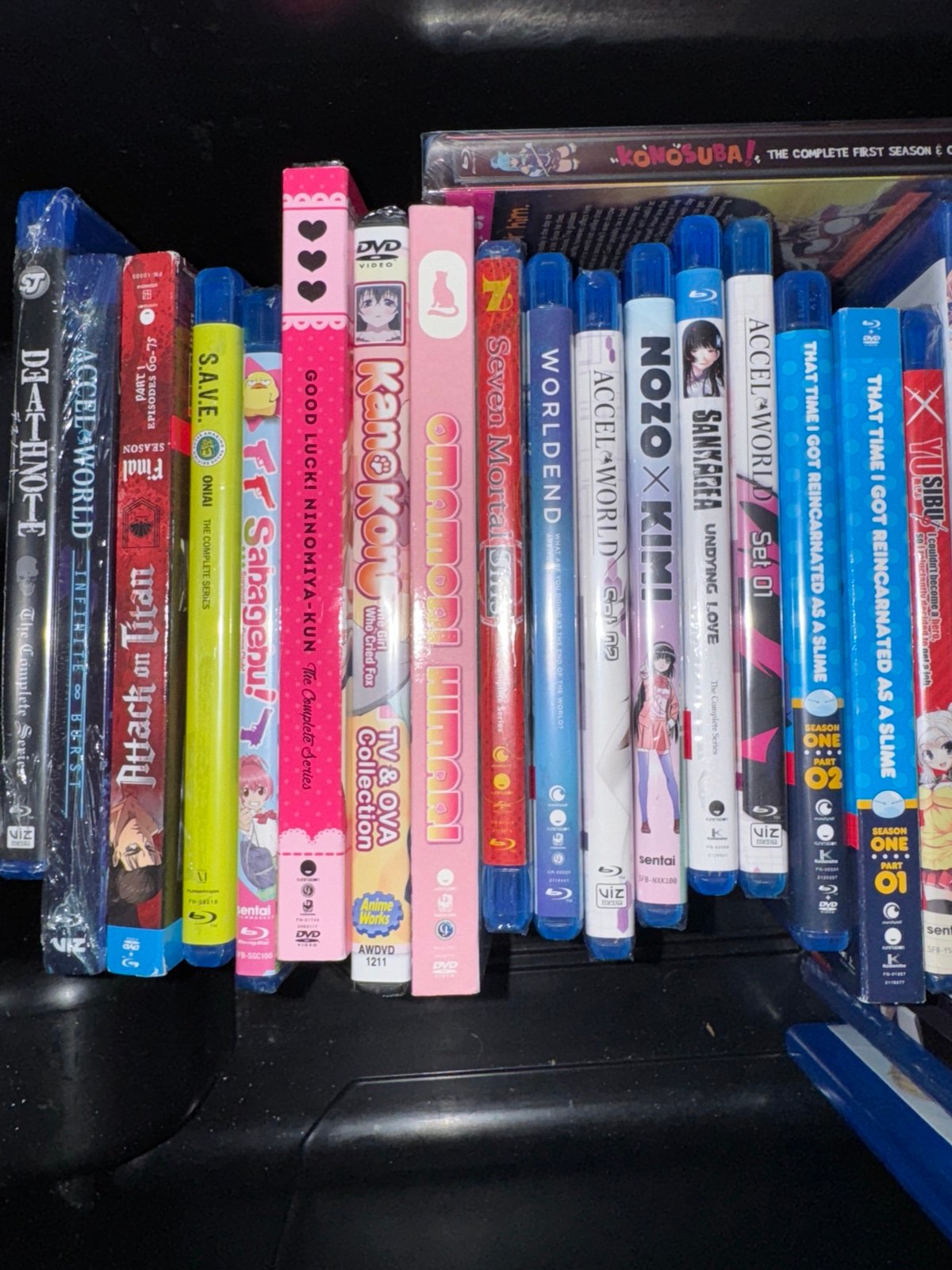 Anime Blu rays! Don’t buy the listing