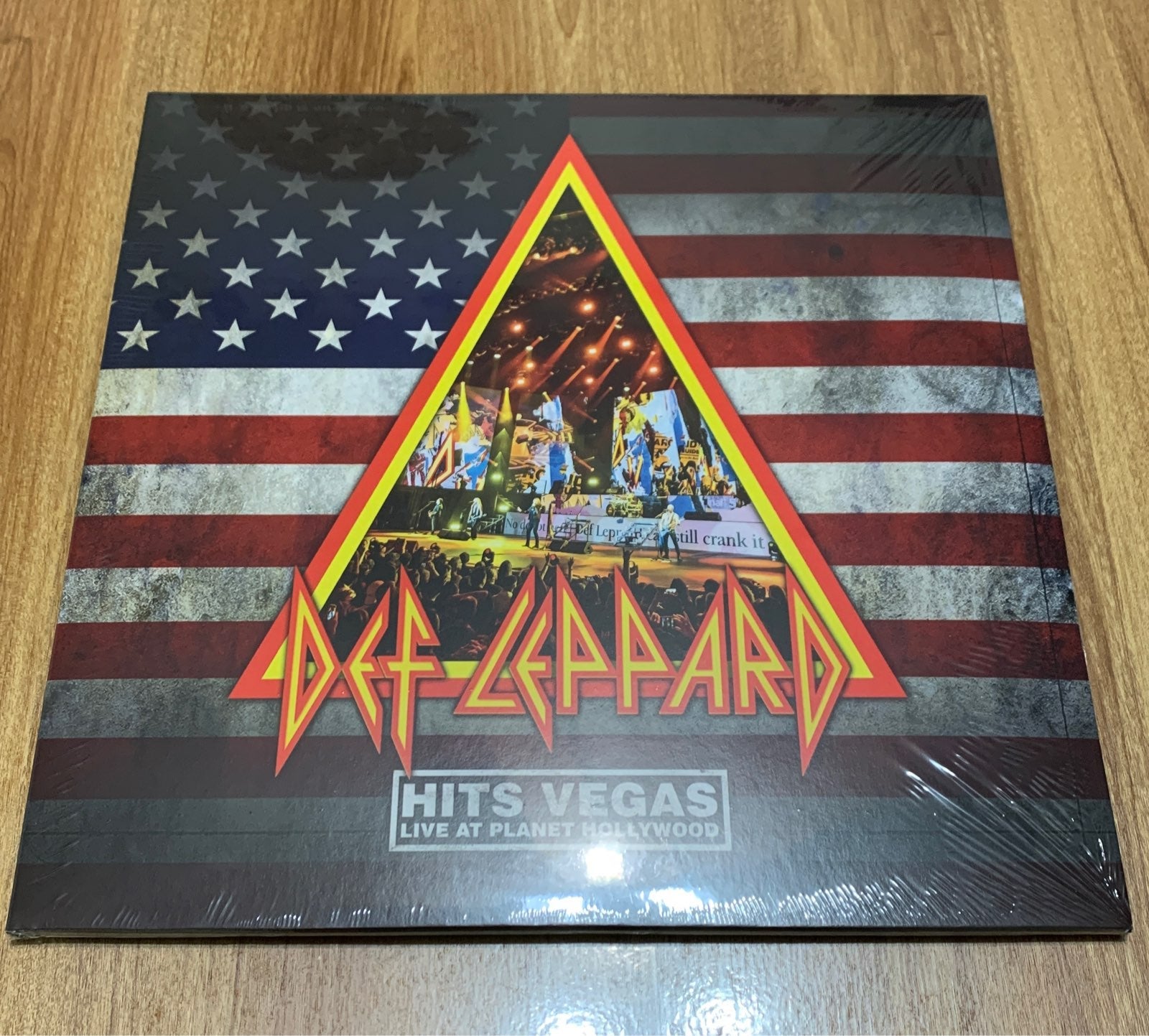 Def Leppard 3pcs vinyl translucent blue
