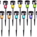 Solar Lights Outdoor Waterproof, Stainless Steel LED Landscape Lighting