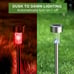 Solar Lights Outdoor Waterproof, Stainless Steel LED Landscape Lighting