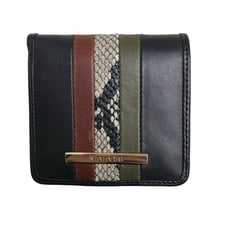 NWT Brahmin Jane Black Meri Tri Color Wallet