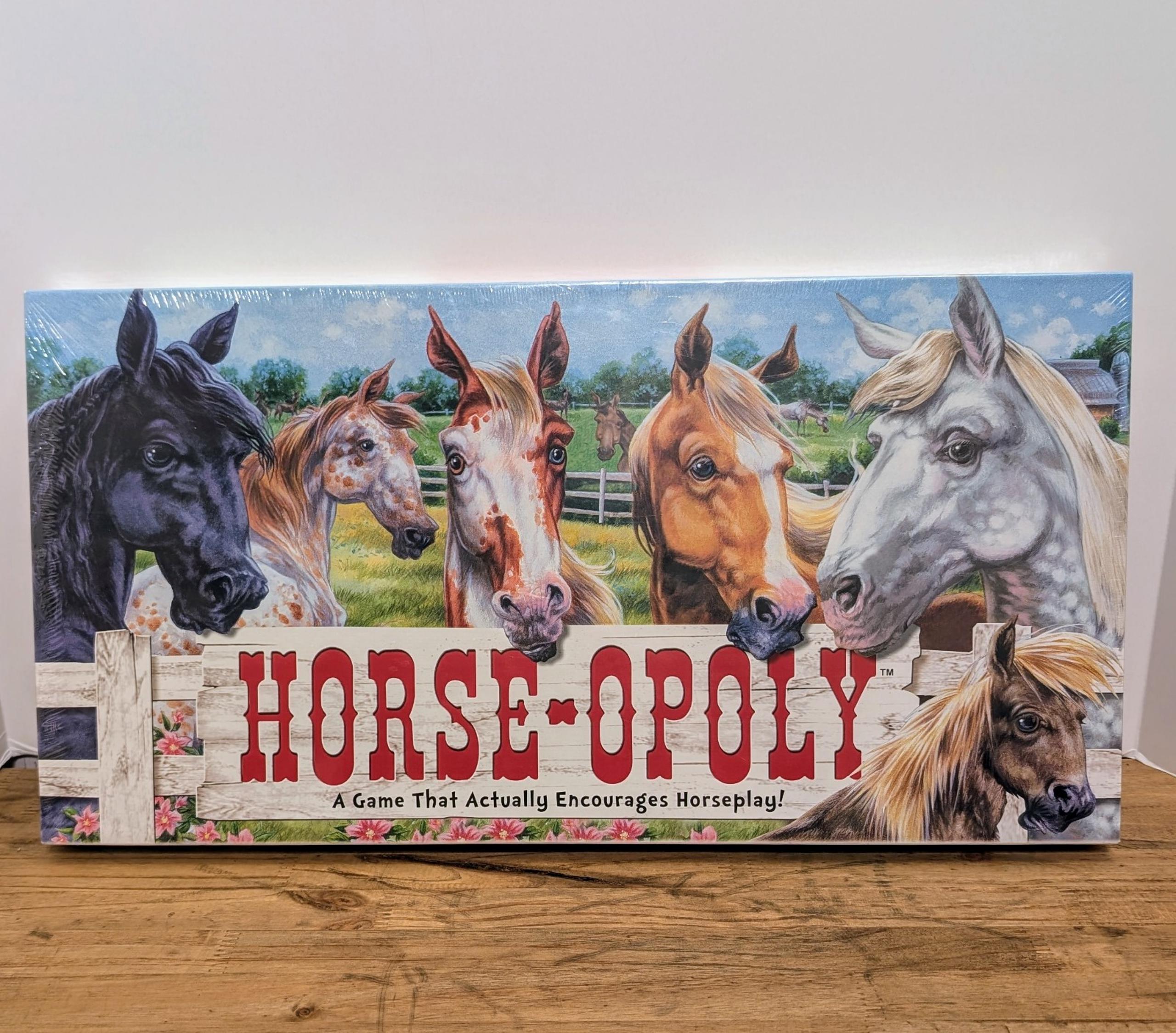 Brand New Sealed Horse-Opoly Horse Lovers Board Game Late for the Sky