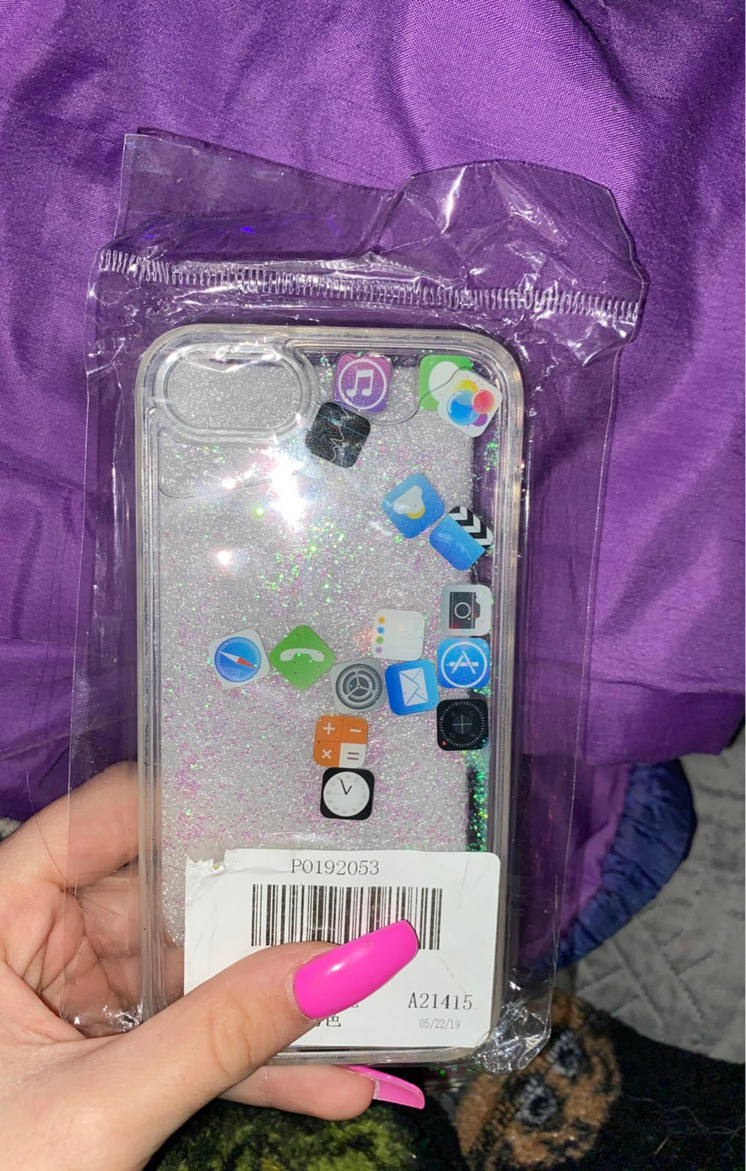 iphone7/8 case,sparkly water with detail