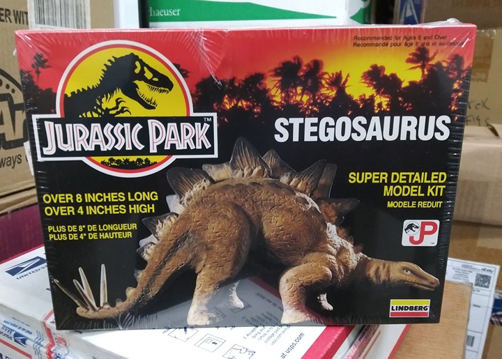 Lindberg Jurassic Park Stegosaurus Super Detailed Model Kit New & Sealed