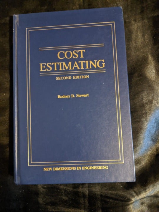 Cost Estimating, 2nd Edition - Hardcover By Stewart, Rodney D