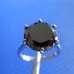 4.75ct 100% REAL NATURAL BLACK DIAMOND RING, CERTIFICATE,FR EE DIA TESTER Size 9