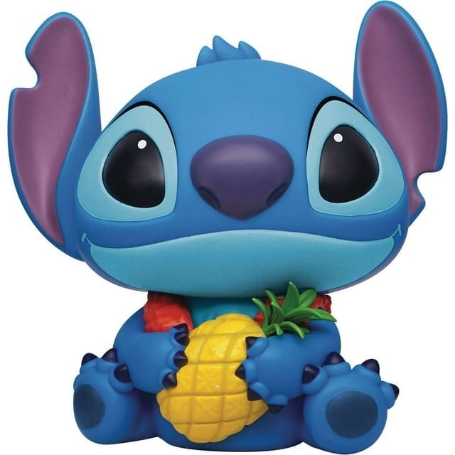 Monogram Lilo & Stitch Stitch with Pineapple PVC Figural Bank