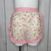Vintage MCM Starburst Pink & Gold Vinyl Half Apron