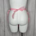 Vintage MCM Starburst Pink & Gold Vinyl Half Apron