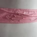 Vintage MCM Starburst Pink & Gold Vinyl Half Apron