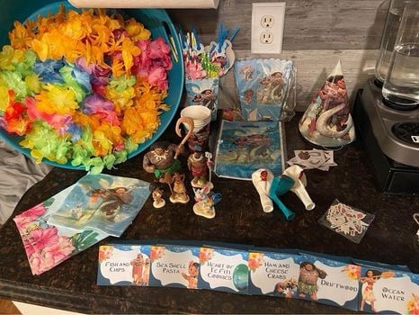 Moana party decorations