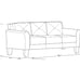 Lifestyle Solutions Modern Style Sofa Couch, Large cushions, Modern Sofa, Brown
