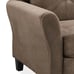 Lifestyle Solutions Modern Style Sofa Couch, Large cushions, Modern Sofa, Brown