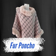 Pink Fur Poncho / Cape (One SIze)