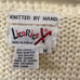 NEW Vintage Licorice Size Medium Argyle Handmade Knitted Sweater Vest Deadstock
