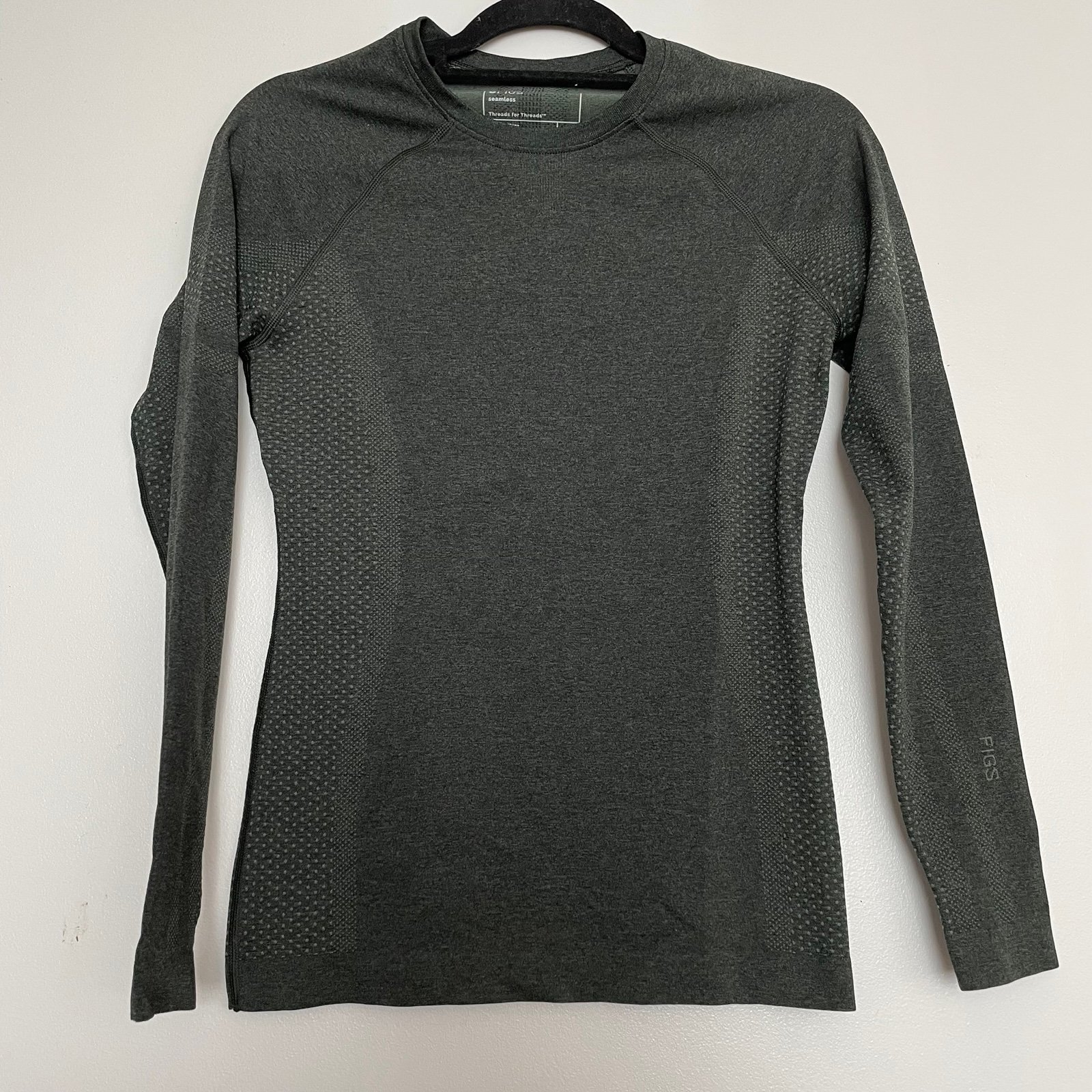 Women’s Figs Salta Seamless Longsleeve Underscrub Moss 5313 Size Small