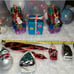Stunning Vtg Blown Glass Christmas Ornaments Hand Painted Santa Gifts & MORE #37