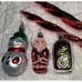 Stunning Vtg Blown Glass Christmas Ornaments Hand Painted Santa Gifts & MORE #37