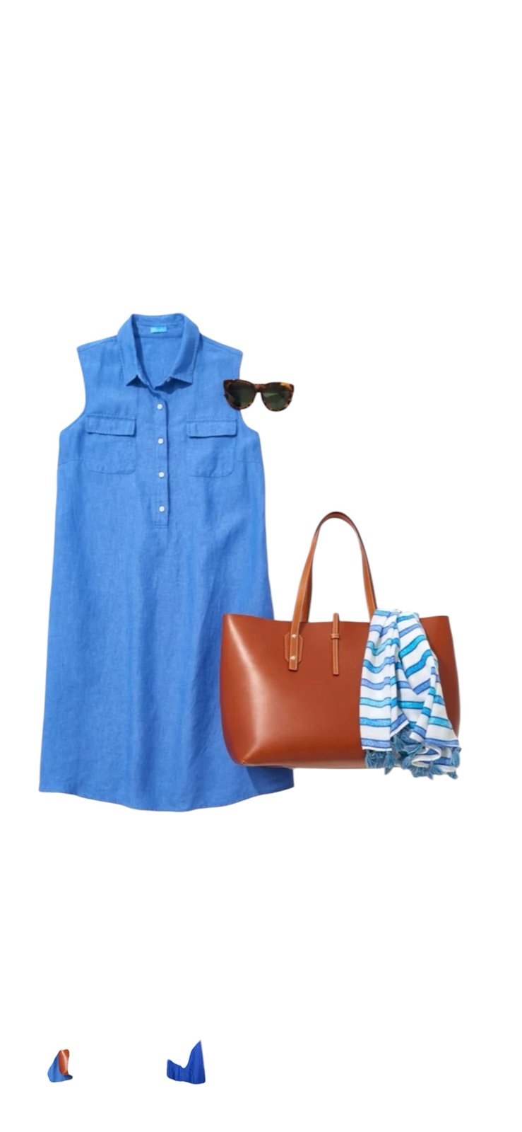 J. McLaughlin Aberdeen Linen Dress