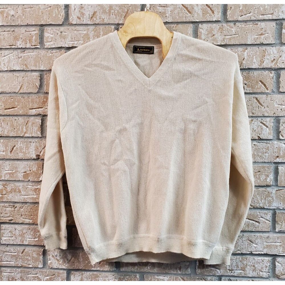 Peru Unlimited 100% Alpaca Wool Vintage Sweater Men Size XL Made in Peru