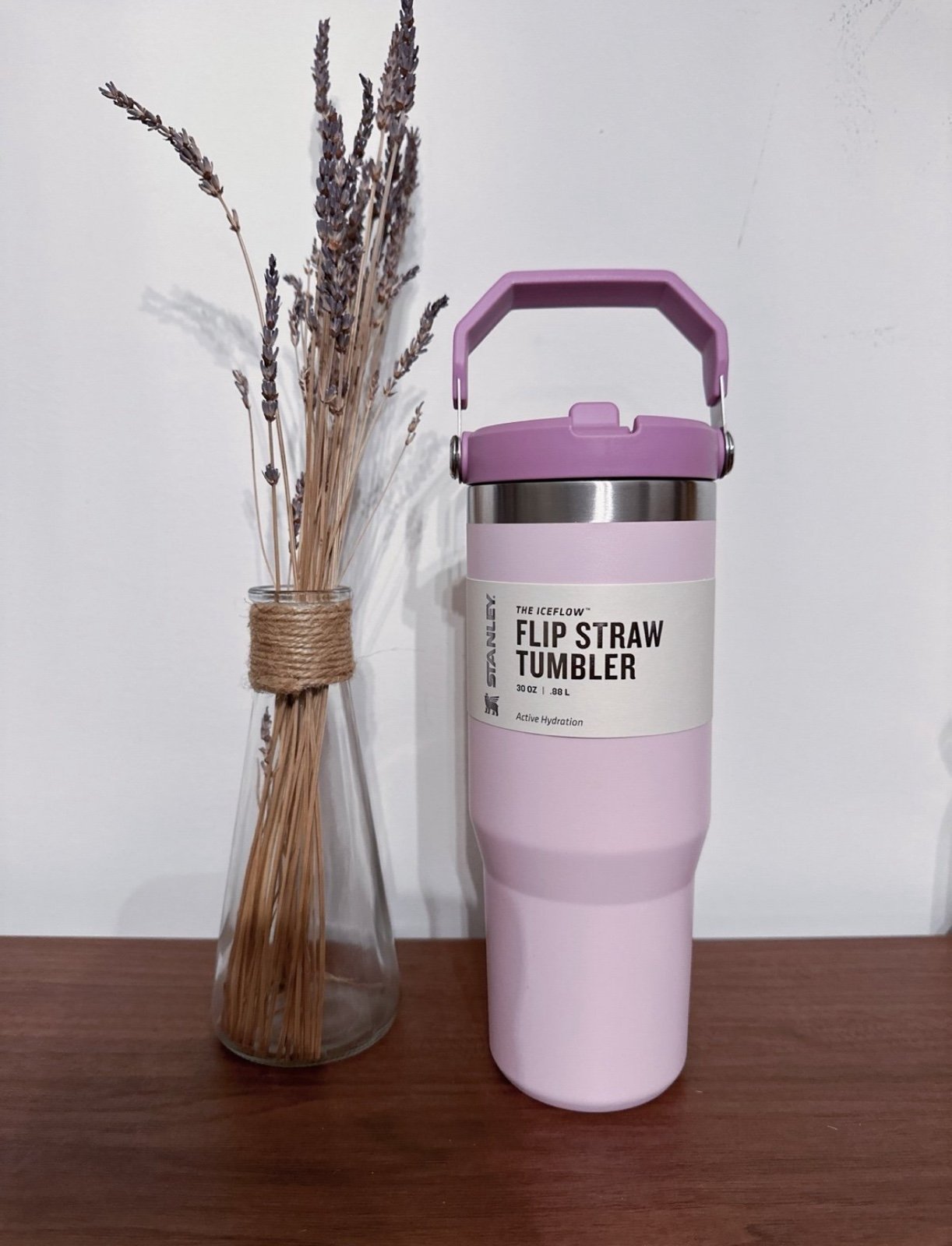 Stanley Tulle Pink Flip Straw Tumbler 30OZ