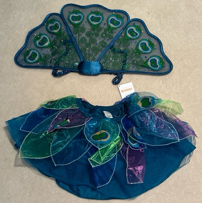 Gymboree Peacock Costume Size M 7-8